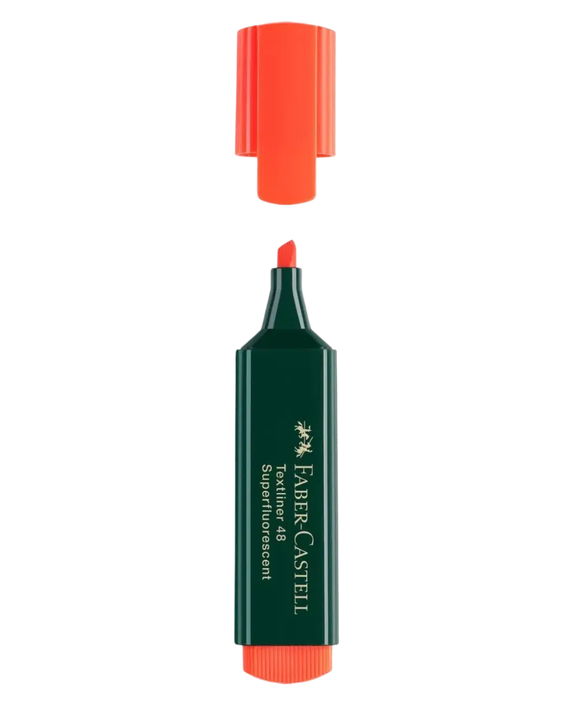 [154815]  Faber-Castell Highlighter Pen (Orange)