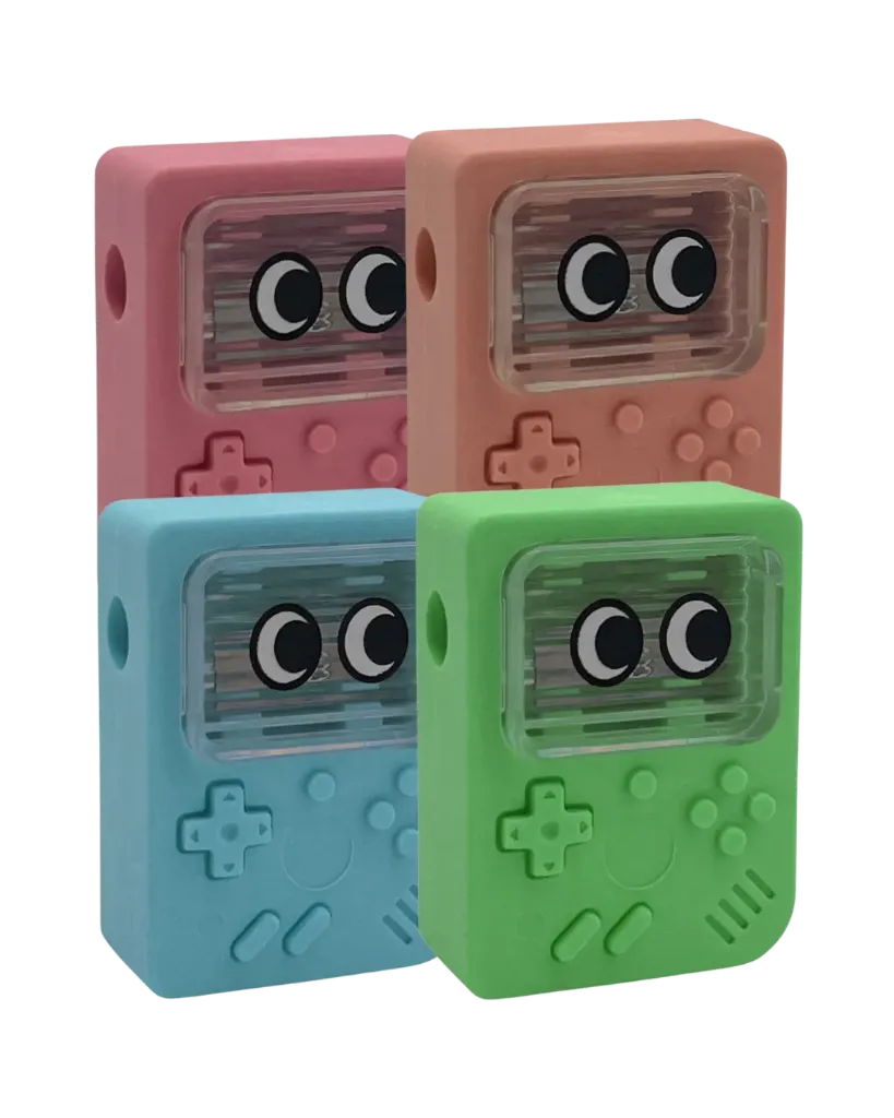 براية بلاستيك فتحة واحدة مع ممحاة FunBo Gameboy