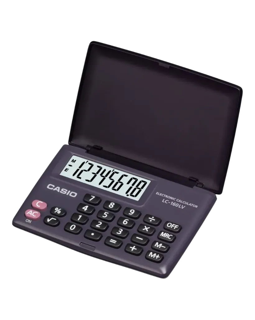 [OFS01CA03H02] Casio LC-160LV – Pocket Calculator (8 Digits)
